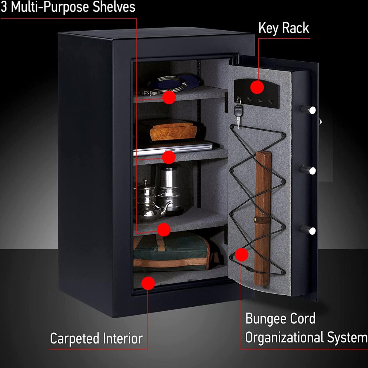 Sentry T0-331 Electronic Security Safe Grey